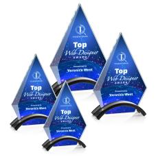 Fremont Full Color Black Diamond Crystal Award - Awards and Trophies