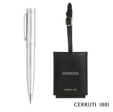 Cerruti 1881 Zoom Luggage Tag & Ballpoint Pen Gift Set - Writing Instruments