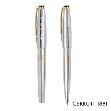 Cerruti 1881 Bicolore Ballpoint Pen & Rollerball Pen Set - Pen Sets