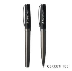 Cerruti 1881 Hamilton Ballpoint Pen & Rollerball Pen Set - Pen Sets