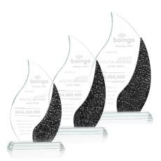 Oakley Black Flame Crystal Award - Crystal Awards