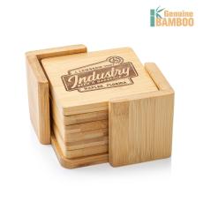 Burke Bamboo Coasters Set - Square - Coasters