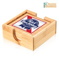 Fairfax Bamboo  Full Color Coasters Set - Set of 4 - Coasters
