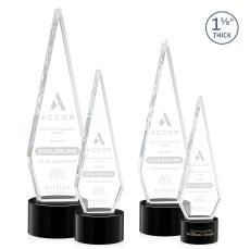 Springfield Black on Marvel Base Diamond Crystal Award - Awards and Trophies