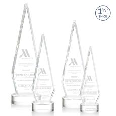 Springfield Clear on Stanrich Base Diamond Crystal Award - Awards and Trophies