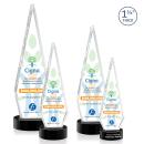 Springfield Full Color Black on Stanrich Base Diamond Crystal Award