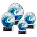 Surfside Clear on Hancock Base Globe Glass Award
