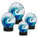 Surfside Black on Stanrich Base Globe Glass Award