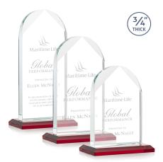 Blake Red Peaks Crystal Award - Awards and Trophies