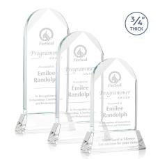 Blake Clear on Newhaven Peaks Crystal Award - Awards and Trophies