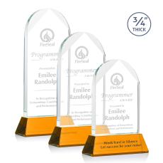 Blake Amber on Newhaven Peaks Crystal Award - Awards and Trophies