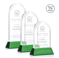 Blake Green on Newhaven Peaks Crystal Award - Awards and Trophies