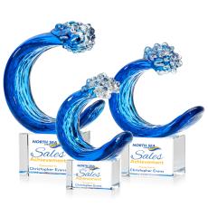 Oceana Full Color Clear on Lexington Base Glass Award - Crystal Awards