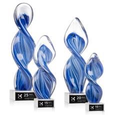 Bonavista Clear on Hancock Base Unique Glass Award - Glass Awards