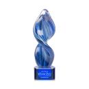 Bonavista Blue on Paragon Base Unique Glass Award