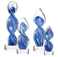 Bonavista Clear on Stanrich Base Unique Glass Award - Glass Awards