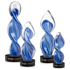 Bonavista Black on Stanrich Base Unique Glass Award - Glass Awards