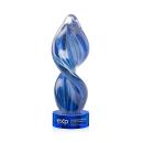 Bonavista Blue on Stanrich Base Unique Glass Award