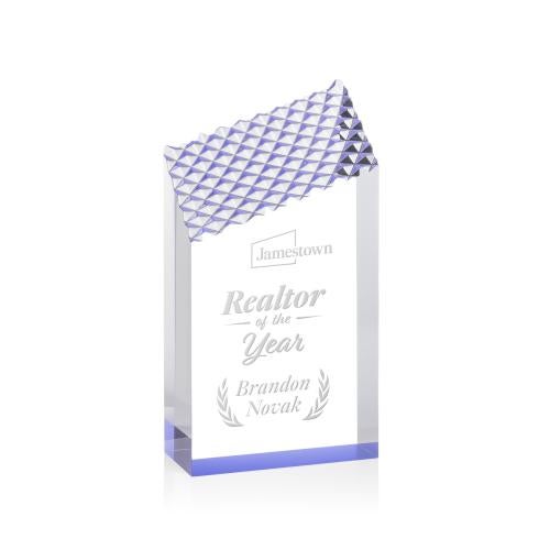 Awards and Trophies - Acrylic Awards - Paluzzi Blue Peaks Acrylic Award