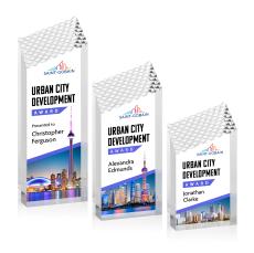 Paluzzi Full Color Clear Peaks Acrylic Award - Awards and Trophies