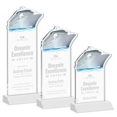 Voyager White Unique Crystal Award - Awards and Trophies