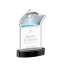 Voyager Black on Alberton Base Unique Crystal Award