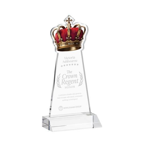 Awards and Trophies - Crystal Awards - Crown Clear Unique Crystal Award