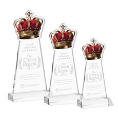 Crown Clear Unique Crystal Award - Awards and Trophies