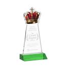 Crown Green Unique Crystal Award