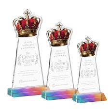 Crown Prismatic Unique Crystal Award - Awards and Trophies