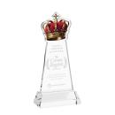 Crown Clear on Hartford Base Unique Crystal Award