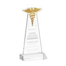 Caduceus Clear Unique Crystal Award