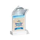 Voyager Full Color Clear Unique Crystal Award