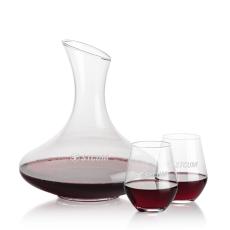 Employee Gifts - Innisfil Carafe & Reina Stemless Wine