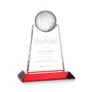 Netherford Red Globe Crystal Award