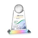 Netherford Full Color Prismatic Globe Crystal Award