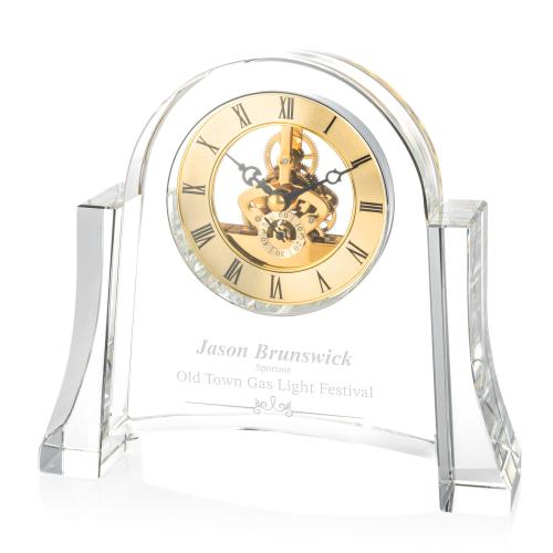 Corporate Gifts - Clocks - Sulfolk Clock - Gold