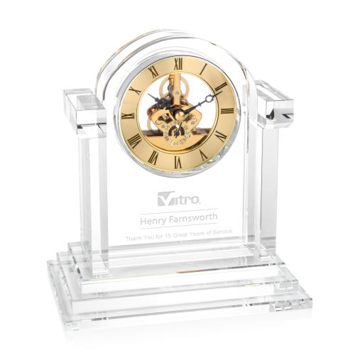 Corporate Gifts - Clocks - Velia Clock - Gold