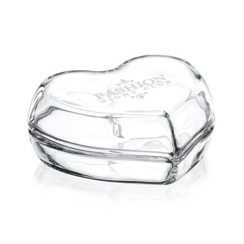 Corporate Gifts - Desk Accessories - Trinket Boxes - Virginia Glass Box