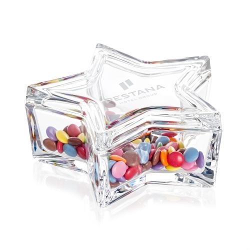 Corporate Gifts - Desk Accessories - Trinket Boxes - Barnett Star Trinket Box & Lid