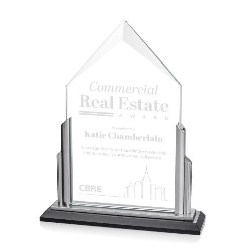 Awards and Trophies - Crystal Awards - Amarillo Peaks Crystal Award