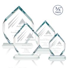 Royal Diamond Starfire Polygon Crystal Award - Crystal Awards