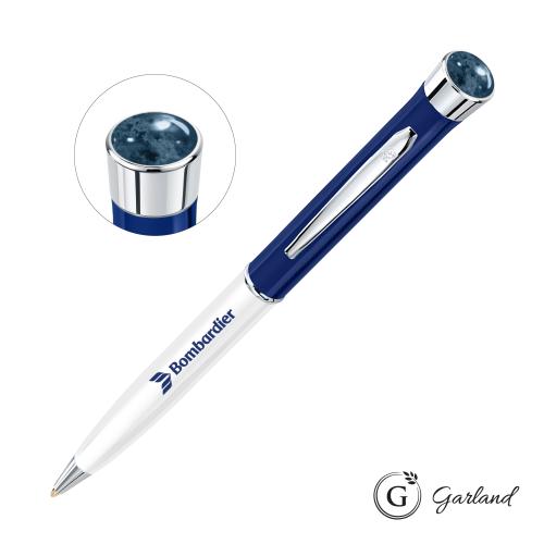 Promotional Products - Writing Instruments - Metal Pens - Garland&reg; Patriot Aura Ballpoint Twist Pen - Chrome Accent