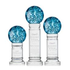 Addison Globe on Colverstone Base Glass Award - Art Glass Awards