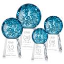 Addison Globe on Celestina Base Glass Award