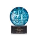 Addison Black on Paragon Base Globe Glass Award