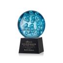 Addison Black on Robson Base Globe Glass Award