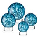 Addison Clear on Stanrich Base Globe Glass Award