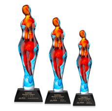 Venus Black on Sheffield Base Glass Award - Glass Awards