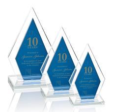 Zarita Blue Diamond Crystal Award - Crystal Awards